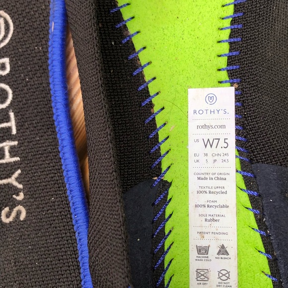 Rothys flat black 7.5 - Picture 3 of 5